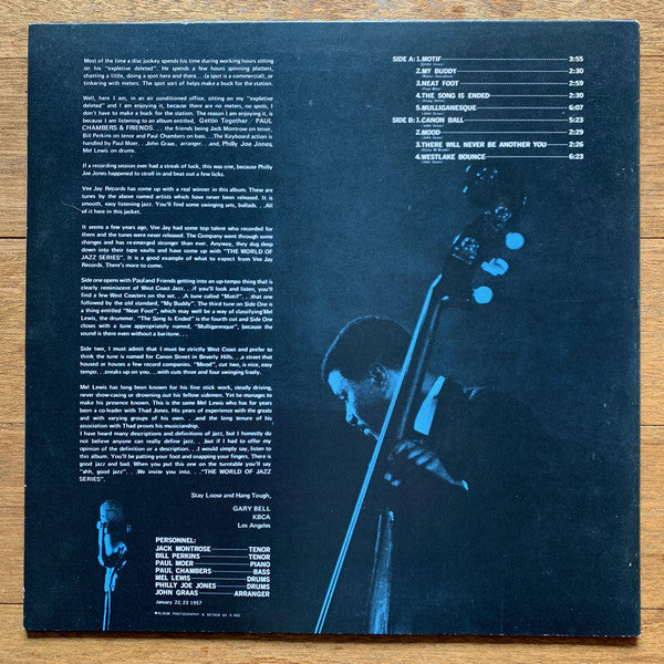 Paul Chambers (3) : Gettin' Together (LP, Album, Mono)