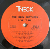 The Isley Brothers : Live It Up (LP, Album, San)