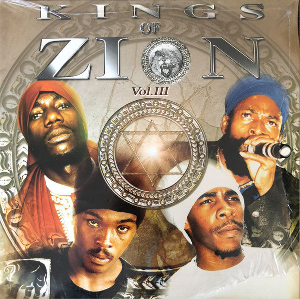 Sizzla, Capleton, Turbulence (4), Anthony B : Kings Of Zion Vol. III (2xLP, Album, Comp)