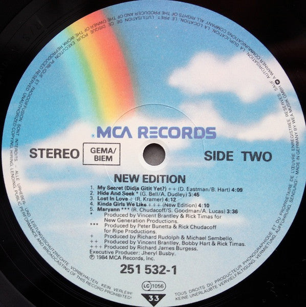 New Edition : New Edition (LP, Album)