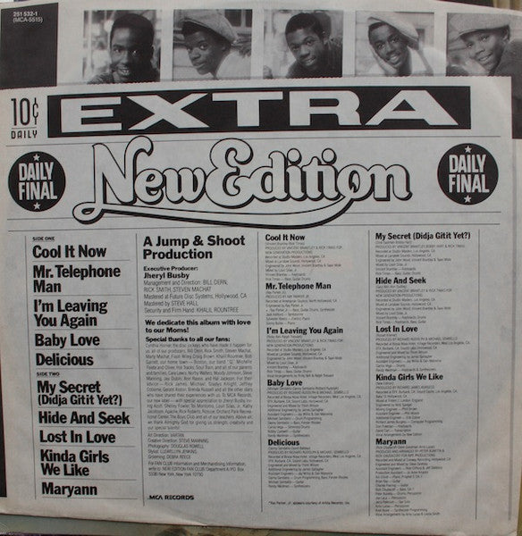 New Edition : New Edition (LP, Album)
