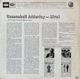 Cannonball Adderley : Cannonball Adderley - Live! (LP, Album)