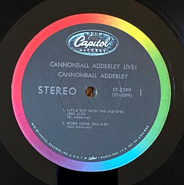 Cannonball Adderley : Cannonball Adderley - Live! (LP, Album)