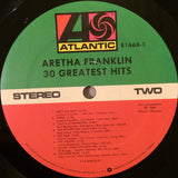 Aretha Franklin : 30 Greatest Hits (2xLP, Comp, Spe)