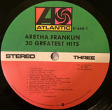 Aretha Franklin : 30 Greatest Hits (2xLP, Comp, Spe)
