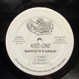 KRS-One : Rappaz R N Danja (12", Promo)