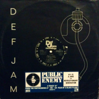 Public Enemy : 911 Is A Joke / Revolutionary Generation (12")