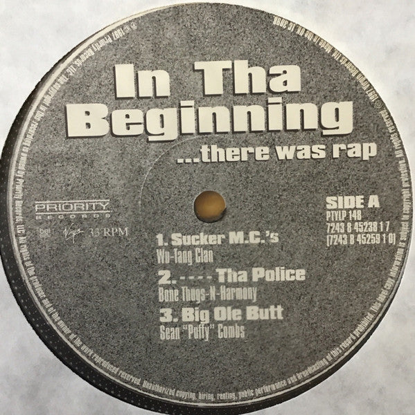 Various : In Tha Beginning...There Was Rap (2xLP, Comp)