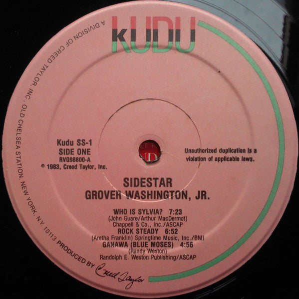 Grover Washington, Jr. : Side Star (LP, Comp)