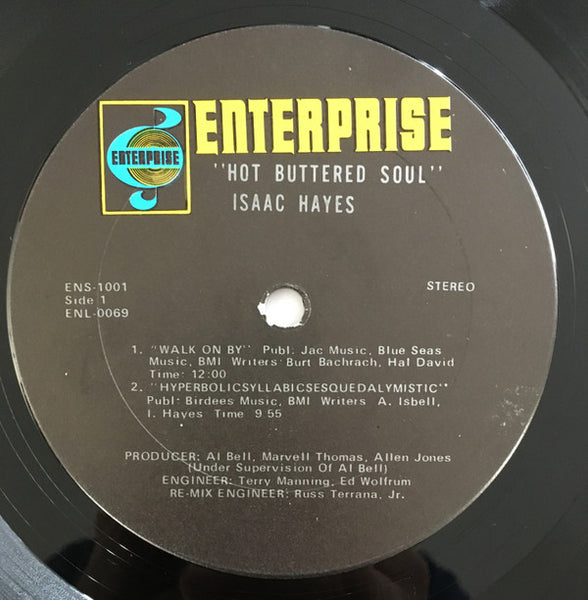 Isaac Hayes : Hot Buttered Soul (LP, Album, Ter)