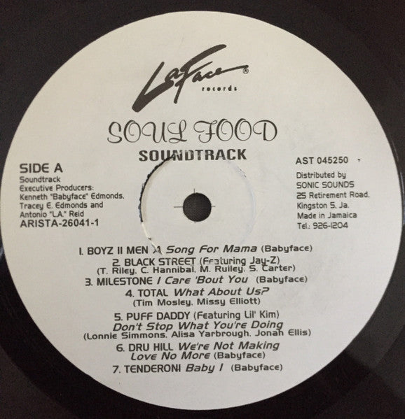 Various : Soul Food Soundtrack (LP, Comp)