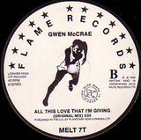 Gwen McCrae : All This Love That I'm Giving (12")