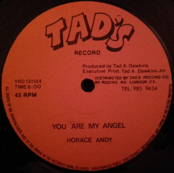 Horace Andy : You Are My Angel (12")