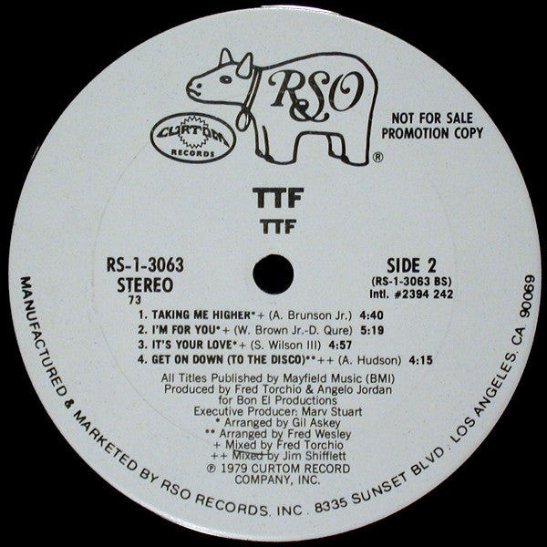 TTF* : Today, Tomorrow, Forever (LP, Promo)