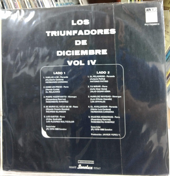 Various : Los Triunfadores De Diciembre Vol. IV (LP, Comp)