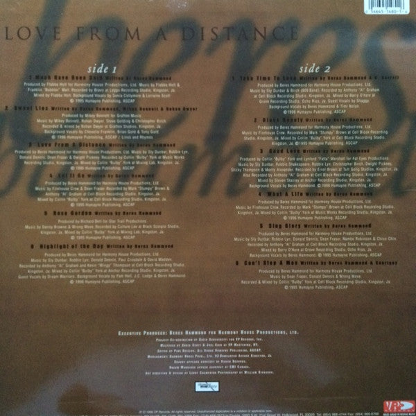 Beres Hammond : Love From A Distance (LP, Album)