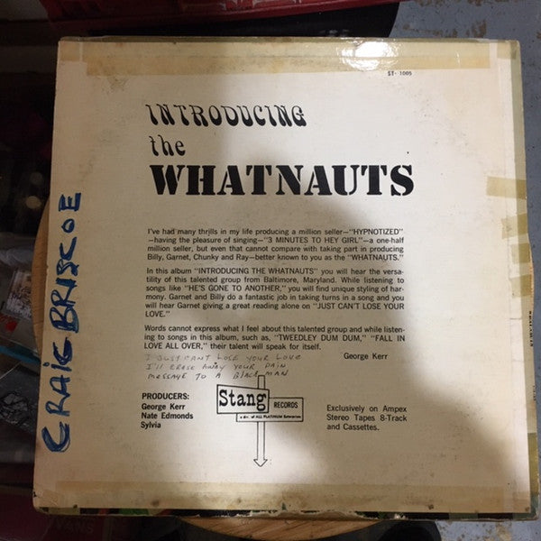 The Whatnauts : Introducing The Whatnauts (LP, Album)
