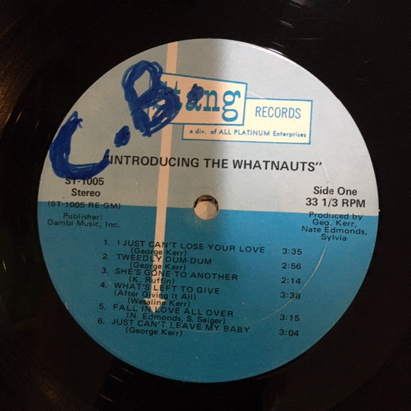 The Whatnauts : Introducing The Whatnauts (LP, Album)