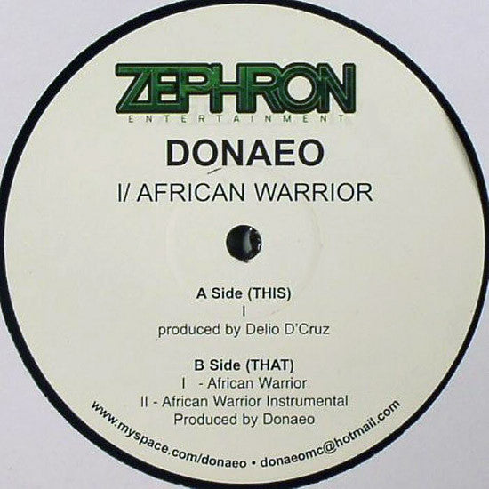 Donae'o : I / African Warrior (12")