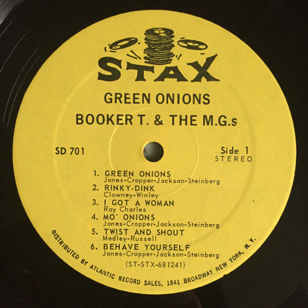 Booker T. & The M.G.s* : Green Onions (LP, Album, RE)