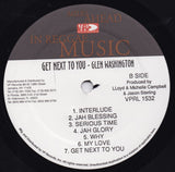 Glen Washington : Get Next To Me (LP, Album)