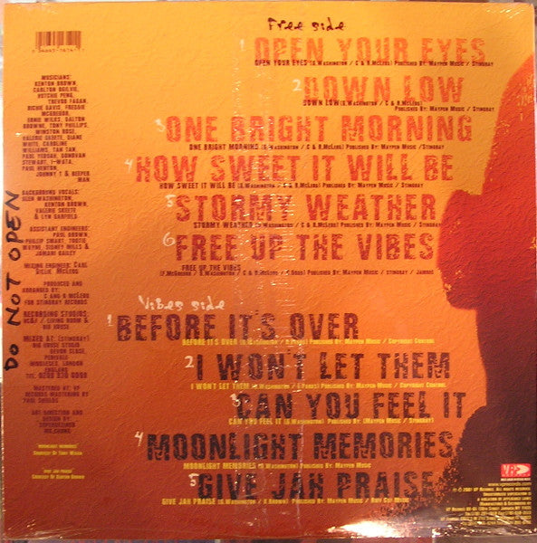 Glen Washington : Free Up The Vibes (LP, Album)