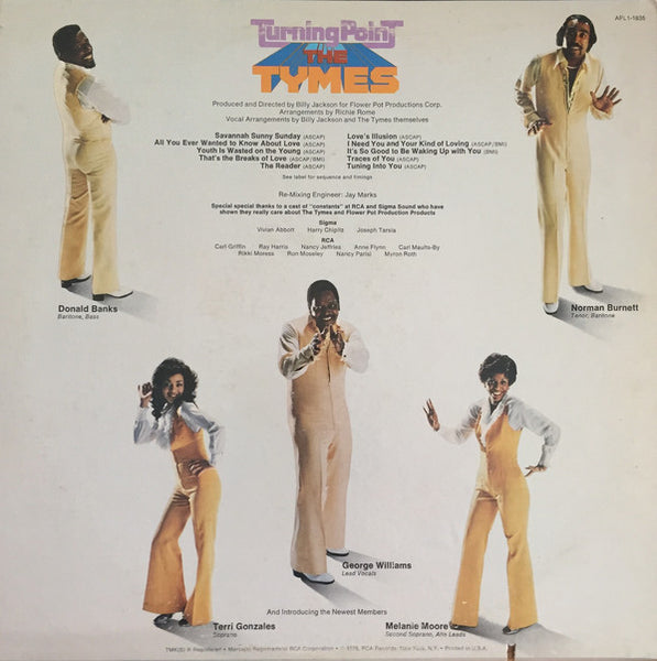 The Tymes : Turning Point (LP, Album)