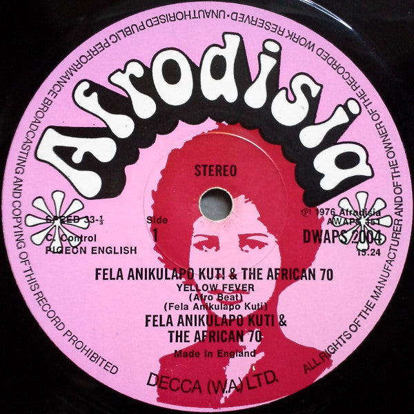 Fela Kuti & Africa 70 : Yellow Fever (LP, Album)