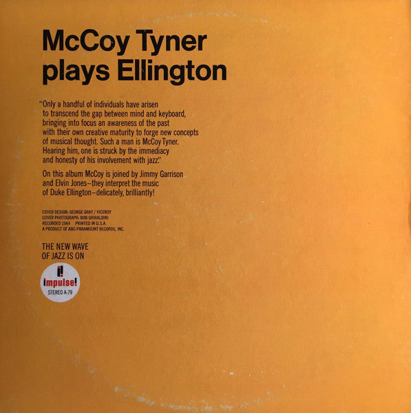 McCoy Tyner : McCoy Tyner Plays Ellington (LP, Album, RE)