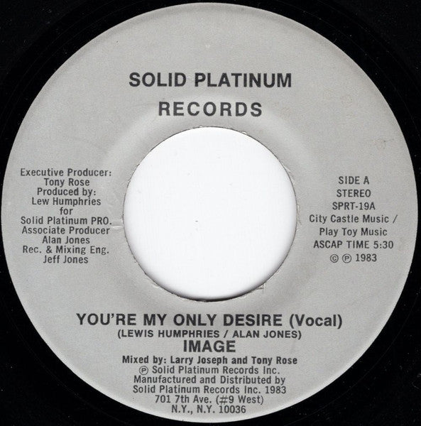 Image (9) : You're My Only Desire (7")