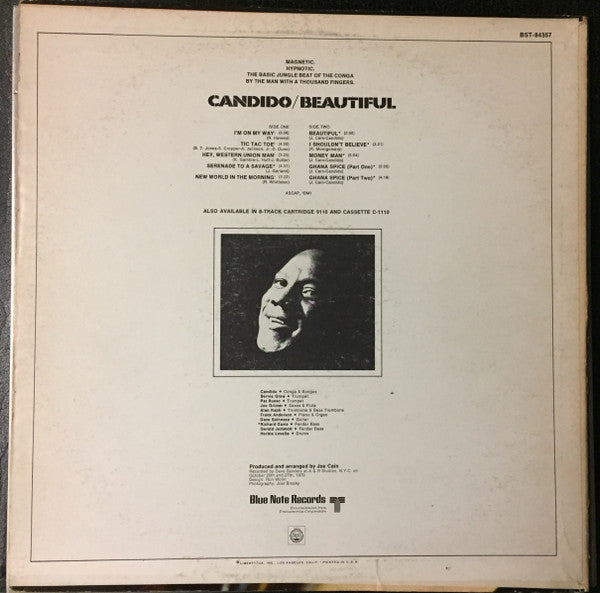 Candido : Beautiful (LP, Album, RE)