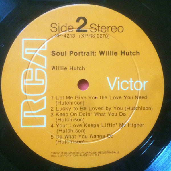 Willie Hutch : Soul Portrait (LP, Album)