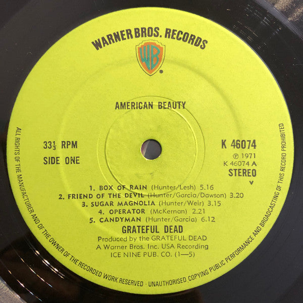 The Grateful Dead : American Beauty (LP, Album)