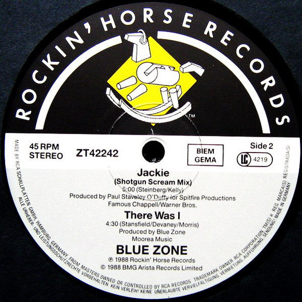 Blue Zone (4) : Jackie (12")