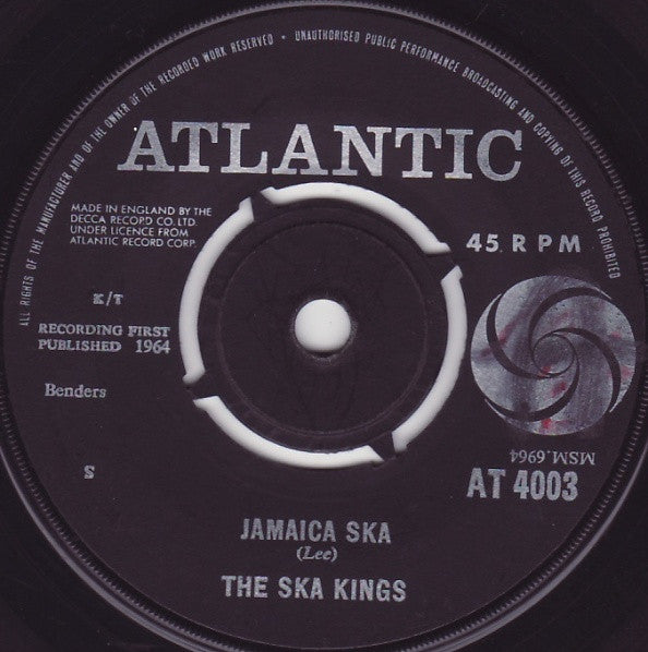 The Ska Kings : Oil In My Lamp / Jamaica Ska (7", Single)