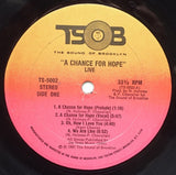 The Live Band : A Chance For Hope (LP, Album)