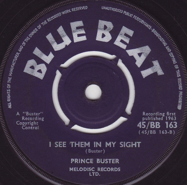 Prince Buster : King, Duke, Sir / I See Them In My Sight (7", Single)