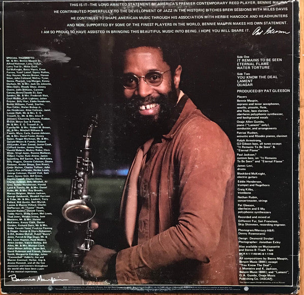 Bennie Maupin : Slow Traffic To The Right (LP, Album)