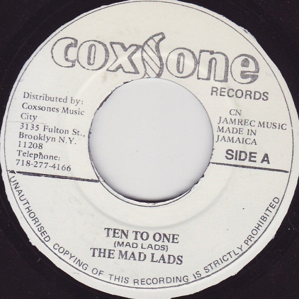 The Mad Lads (2) : Ten To One (7", RP)