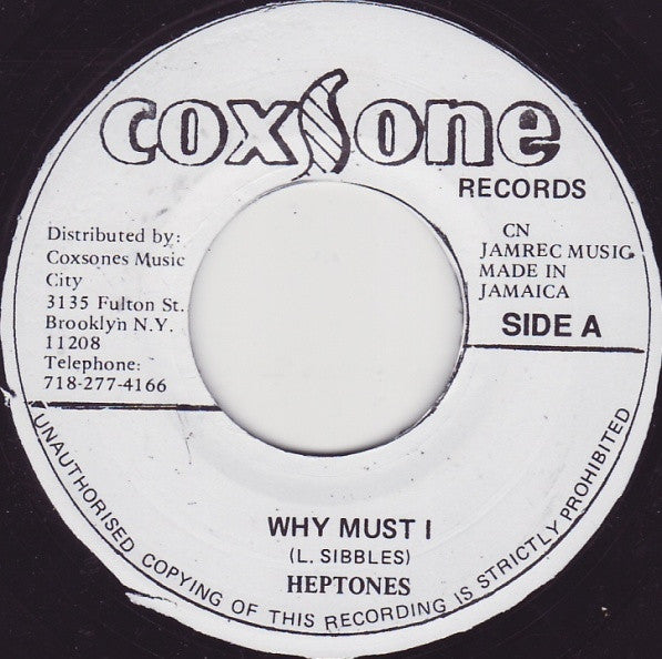 The Heptones / Slim Smith : Why Must I / Try Again (7", RP)