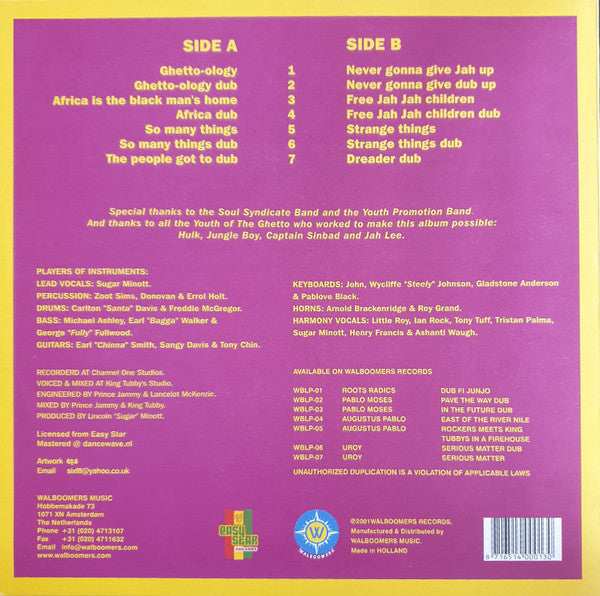 Sugar Minott : Ghetto-Ology Showcase (LP, Comp)