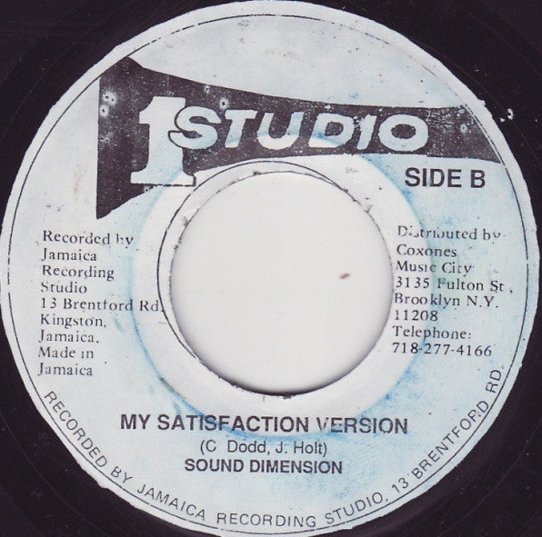 The Paragons : My Satisfaction (7", Single, RP)