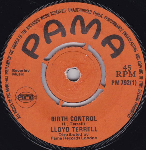 Lloyd Terrell* / Val Bennett : Birth Control / Return To Peace (7", Single)