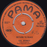 Lloyd Terrell* / Val Bennett : Birth Control / Return To Peace (7", Single)