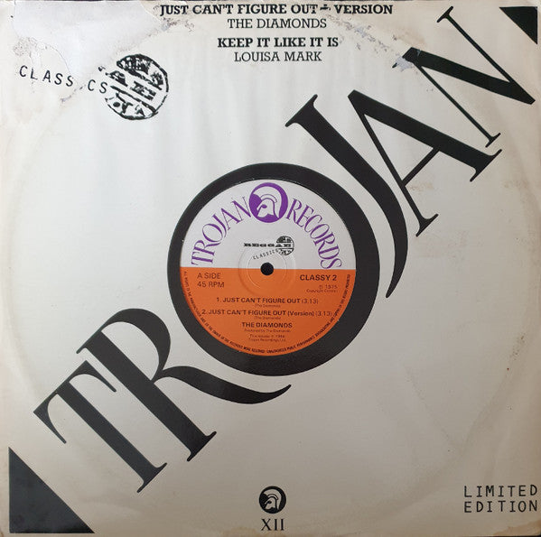 The Diamonds* / Louisa Mark : Just Can't Figure Out / Keep It Like It Is (12")