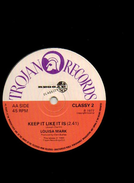 The Diamonds* / Louisa Mark : Just Can't Figure Out / Keep It Like It Is (12")