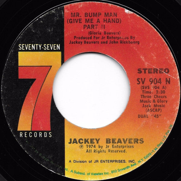 Jackey Beavers : Mr. Bump Man (Give Me A Hand) Part II / Somebody Help The Beggar Man (7", Styrene)