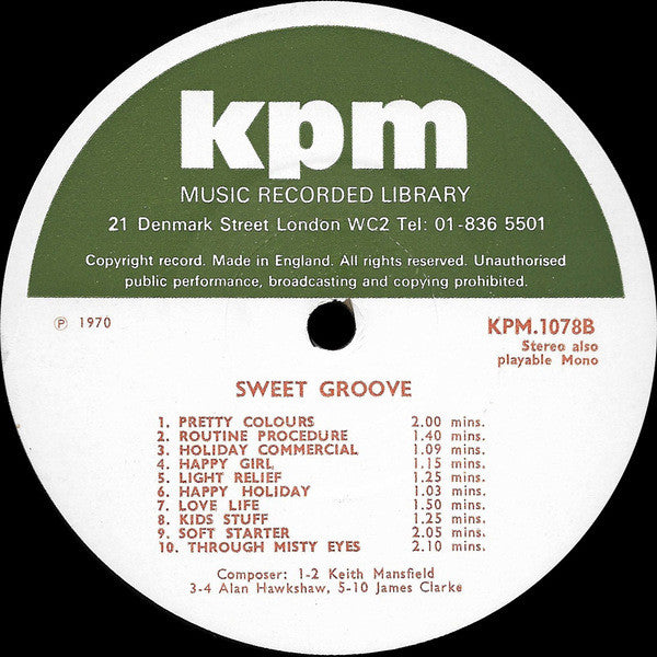 Various : Sweet Groove (LP)