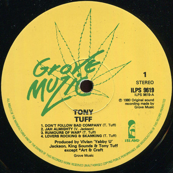 Tony Tuff : Tony Tuff (LP)