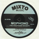 Mophono Featuring The Halftone Society : Outer Brain (7", Single)